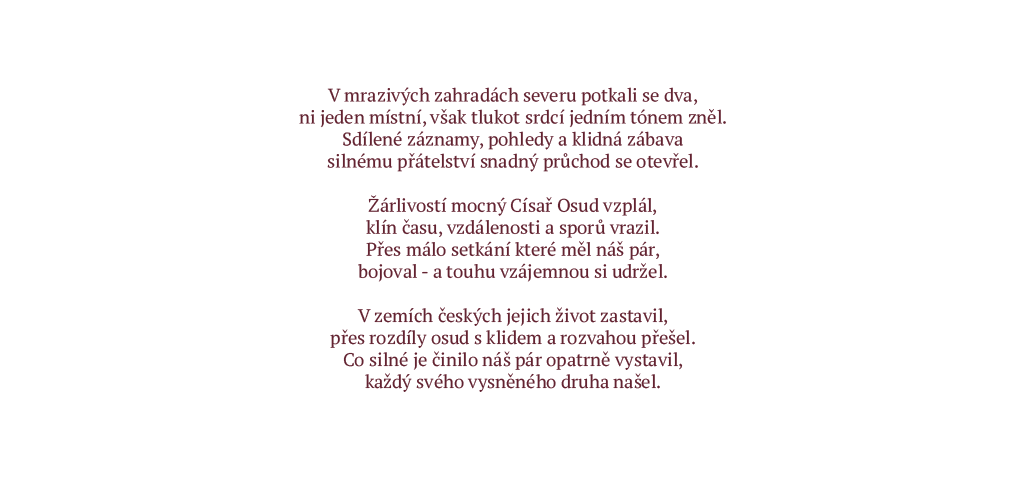 Finální výsledek s básní